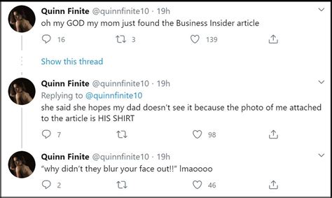 quinn finite leaked|OnlyFans user ‘amused’ after article outs her as sex worker.